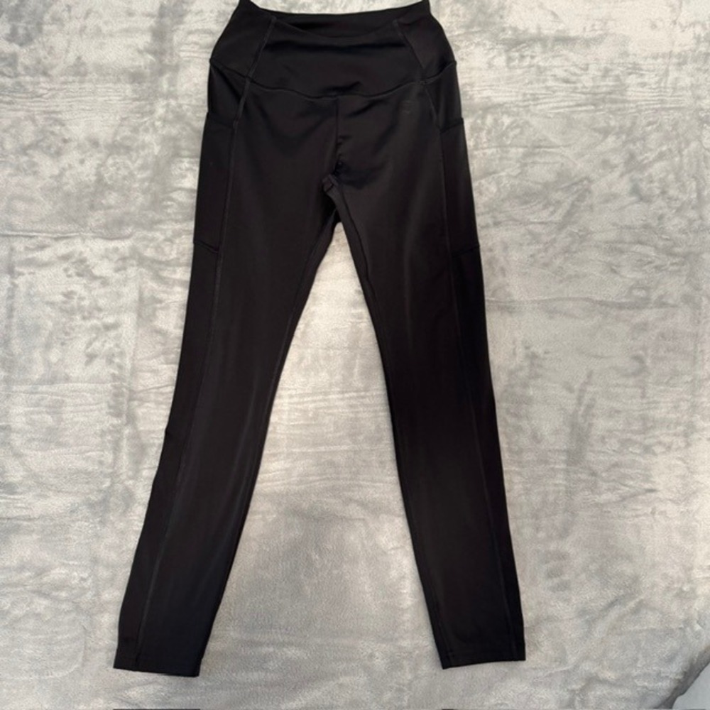 Gymshark‎ Black Pocket Leggings Sz Small EUC High Waisted Athleisure